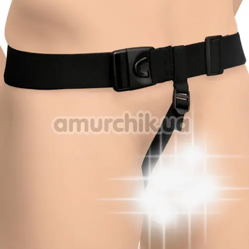 Вибростимулятор простаты с поясом Master Series P-Spot Plugger, черный