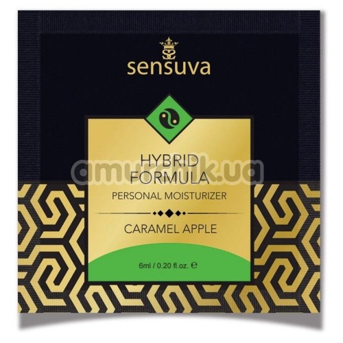 Лубрикант Sensuva Hybrid Formula Caramel Apple - яблоко в карамели, 6 мл