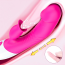Вибратор с подогревом FoxShow Silicone 7 Function Vibrator, розовый - Фото №11