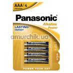 Батарейки Panasonic Alkaine Power ААA, 4 шт - Фото №1