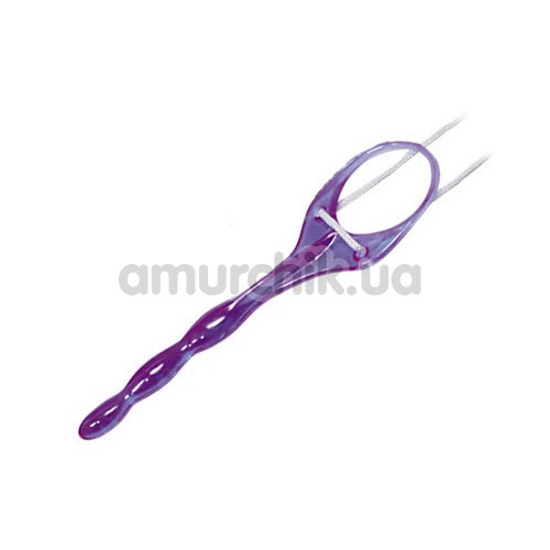 Кольцо эрекционное с анальной стимуляцией Porator фиолетовое