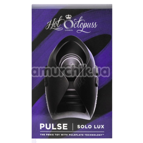 Мастурбатор з вібрацією Kiiroo Hot Octopuss Pulse Solo Lux, чорний