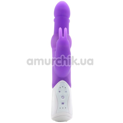 Вібратор Beads Rabbit Vibrator With Rotating Shaft, фіолетовий