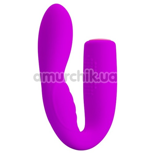 Вибратор клиторальный и точки G Pretty Love Quintion, фиолетовый