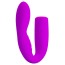 Вибратор клиторальный и точки G Pretty Love Quintion, фиолетовый - Фото №2