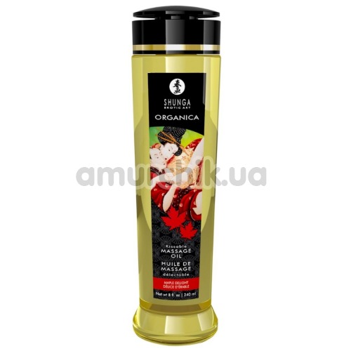 Масажна олія Shunga Organica Kissable Massage Oil Maple Delight - кленовий сироп, 240 мл
