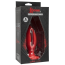 Анальна пробка Kink Lube Luge Premium Silicone Plug 6, червона - Фото №4
