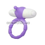 Виброкольцо Smile Loop Vibrating Ring, фиолетовое - Фото №1