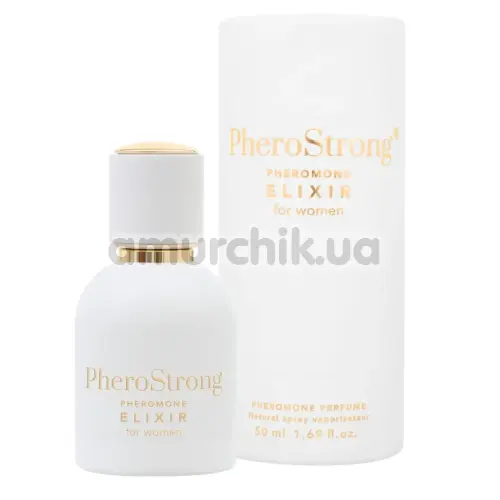 Парфуми з феромонами PheroStrong Pheromone Elixir для жінок, 50 мл - Фото №1 Парфуми з феромонами PheroStrong Pheromone Elixir для жінок, 50 мл - Фото №1
