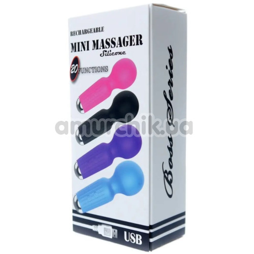 Клиторальный вибратор Boss Series Rechargeable Mini Massager, черный