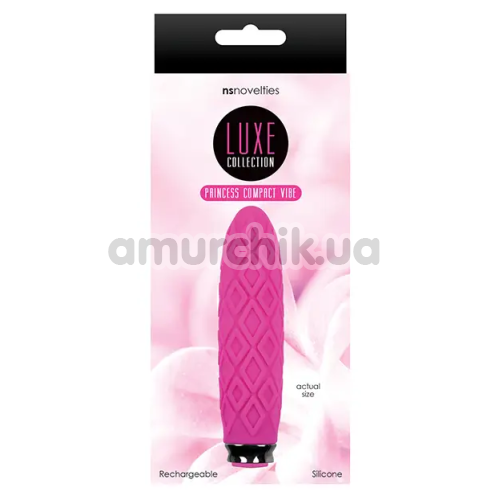 Клиторальный вибратор Luxe Collection Princess Compact Vibe, розовый