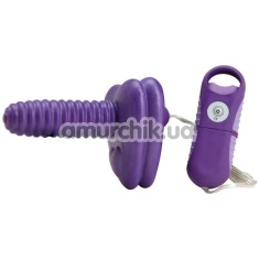 Вібратор Climax Clicks Violet Vertical, фіолетовий - Фото №1
