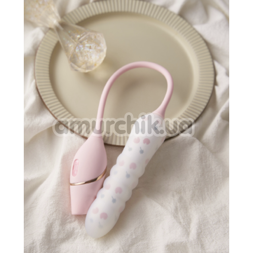 Симулятор орального секса для женщин с пульсацией Kistoy Cathy Plus, розовый