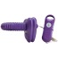 Вібратор Climax Clicks Violet Vertical, фіолетовий - Фото №1