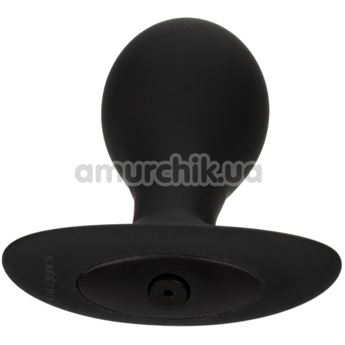 Анальний розширювач Weighted Silicone Inflatable Plug Large, чорний