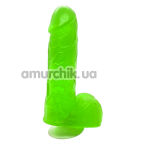 Мило у вигляді пеніса з присоскою Чистий Кайф S, зелене - Фото №1