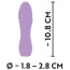 Вибратор Mini Vibrator Cuties Purple 554235, фиолетовый - Фото №7