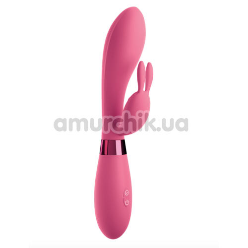 Вибратор OMG! Rabbits #Selfie Silicone Vibrator, розовый