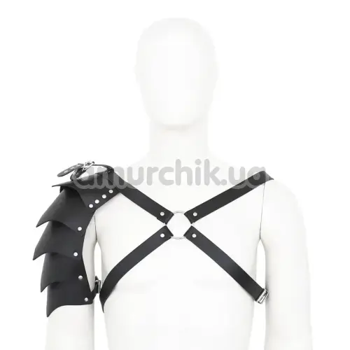 Портупея мужская DS Fetish One Belt Flank, черная - Фото №1