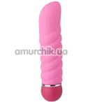 Вібратор Day-Glow Willy Pink 14 см, ребристий рожевий - Фото №1