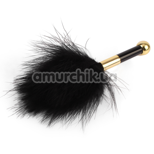 Перышко для ласк Senuelo Frisky Feather Tickler, черно-золотое