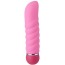 Вибратор Day-Glow Willy Pink 14 см, ребристый розовый - Фото №0