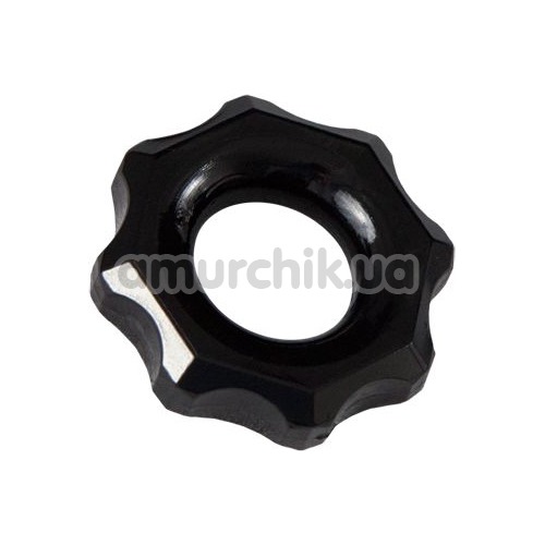 Эрекционное кольцо Bathmate Power Rings Spartan, черное - Фото №1