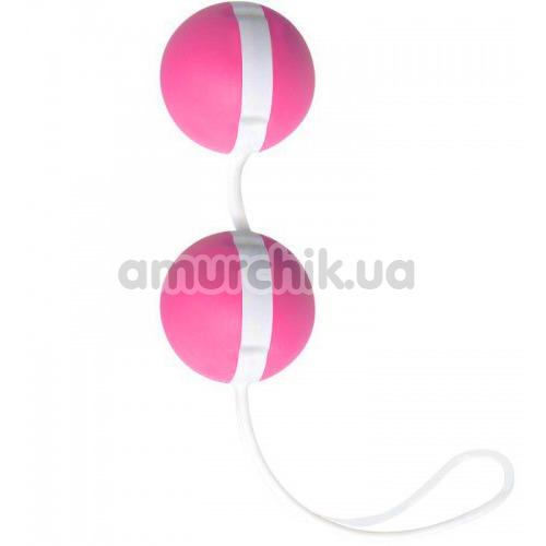 Вагинальные шарики Joyballs Trend, малиново-белые - Фото №1