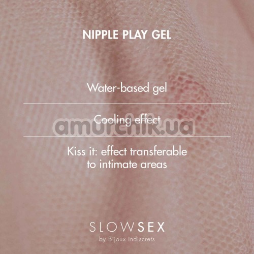 Стимулирующий бальзам для сосков Bijoux Indiscrets Slow Sex Nipple Play Gel, 10 мл