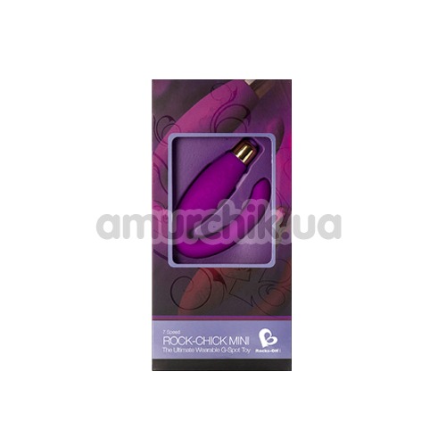 Вибратор клиторальный и точки G Rock-Chick Mini, фиолетовый