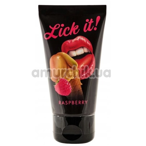 Оральний лубрикант Lick-it Raspberry, 50 мл - Фото №1