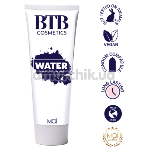 Лубрикант BTB Cosmetics Water Based Lubricant, 100 мл
