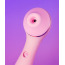 Симулятор орального секса для женщин с вибрацией и подогревом KissToy Polly Max, розовый - Фото №12