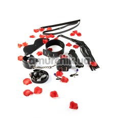 Бондажный набор BDSM Starter Kit, черный - Фото №1