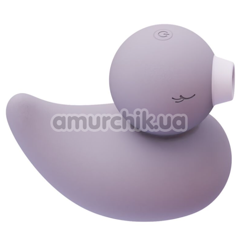 Симулятор орального сексу для жінок з вібрацією CuteVibe Ducky, фіолетовий