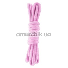 Мотузка sLash Bondage Rope Pink 3м, рожева - Фото №1
