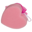 Мочалка Bath Sponge Heart, рожева - Фото №3