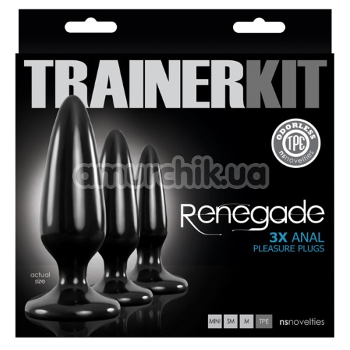 Набір анальних пробок Renegade Trainer Kit, 3 шт