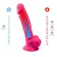 Вібратор Silexd Premium Silicone Dildo Model 1 Size 8 LRS, рожевий - Фото №7