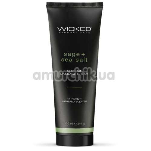 Крем для массажа Wicked Sage + Sea Salt Massage Cream, 120 мл - Фото №1