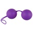 Вагінальні кульки XXL Balls, фіолетові - Фото №4