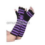 Перчатки Acrylic Elbow Length Fingerless Gloves Purple - Фото №1