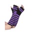 Перчатки Acrylic Elbow Length Fingerless Gloves Purple - Фото №0