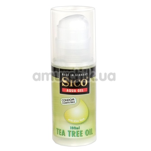 Лубрикант Sico Aqua Gel Tea Tree Oil - чайне дерево, 100 мл
