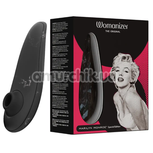 Симулятор орального сексу для жінок Womanizer The Original Marilyn Monroe, чорний