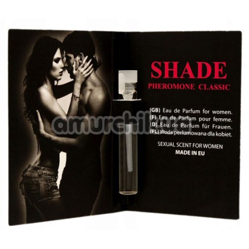 Духи с феромонами Shade Pheromone Classic для женщин, 1 мл