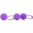 Вагинальные шарики Shibari Pleasure Kegel Balls, фиолетовые - Фото №3