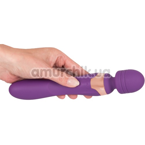 Универсальный массажер Javida Double Vibro Massager, фиолетовый