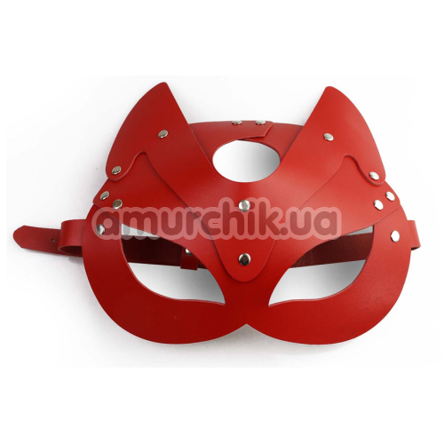 Маска Кошечки Art of Sex Cat Mask Leather, красная