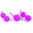 Набор вагинальных шариков Boss Series Silicone Kegal Balls Set, фиолетовый - Фото №3
